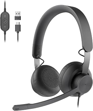 Logitech Zone 750 Headphones & Earbuds Gray New