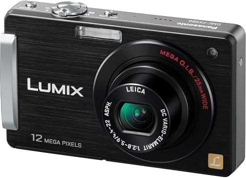 Panasonic DMC FX580 Digital Cameras Black New Body Only