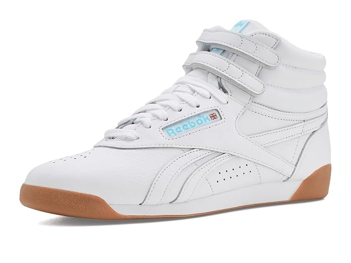 Reebok Freestyle Hi Sneaker White Full Size Run New