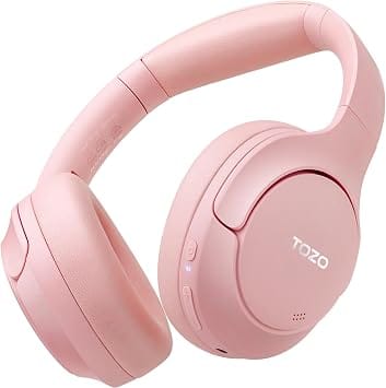 TOZO T12051 Headphones & Earbuds Pink New