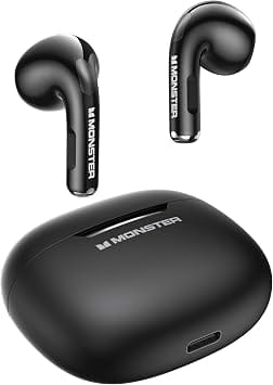Monster W33 Headphones & Earbuds Black New