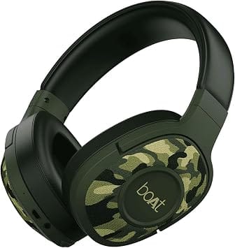 boAt Rockerz 550 Headphones & Earbuds Green New