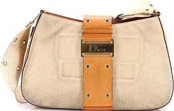 Dior Diorissimo Shoulder Bag Women's bags Medium Brown Leather Gold New