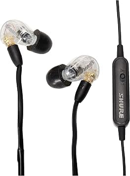 Shure SE215-CL-UNI Headphones & Earbuds Transparent New