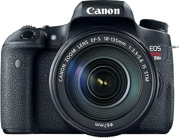 Canon T6S Digital Cameras Black New w/ 18-135mm Kit