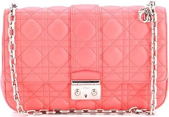 Dior Miss Dior Top Handle Women's bags Medium Powder Pink Lambskin Silver New