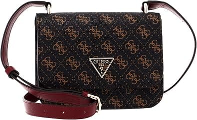 Guess Noelle Crossbody Women's bags Unspecified Black Saffiano Faux Leather New