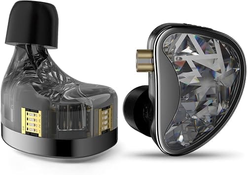 kz AS24 Headphones & Earbuds Black New
