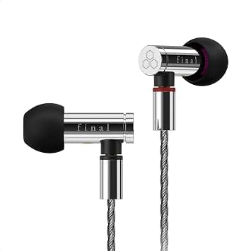 Final FI-E5DSSD Headphones & Earbuds Silver New