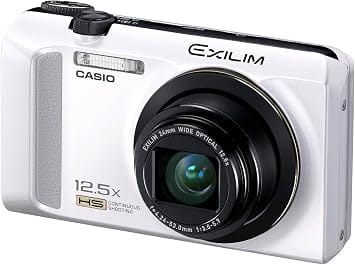 Casio Exilim EX ZR200 Digital Cameras White New Body Only