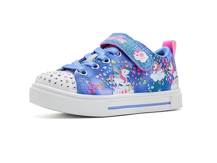 Skechers Twinkle Sparks Sneaker Pink Full Size Run New