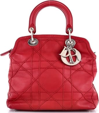 Dior Granville Top Handle Women's bags Red New