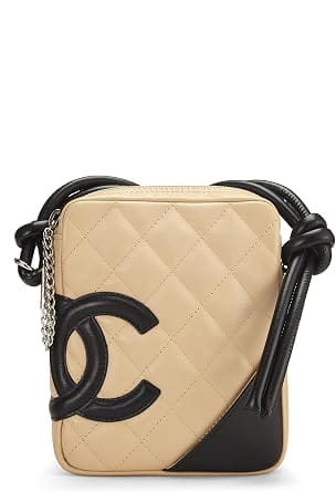 Chanel Cambon Shoulder Bag Women's bags Silver Nylon New