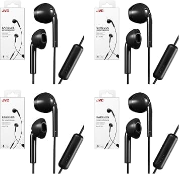 JVC HAF17MB Headphones & Earbuds Black New
