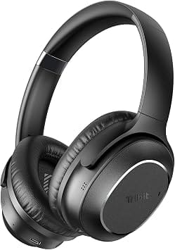 Tribit BTH83 Headphones & Earbuds Black New