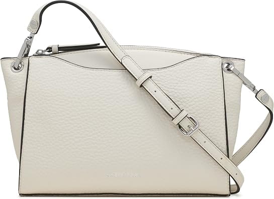 Calvin Klein Garnet Crossbody Women's bags Small Black Vegan Leather New