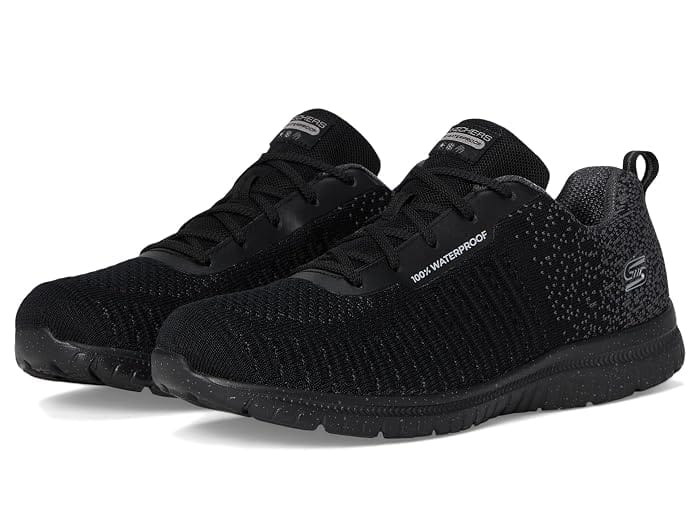 Skechers Virtue Sneaker Black Full Size Run New