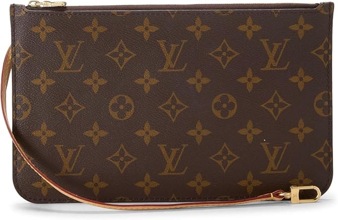 Louis Vuitton Neverfull Pouch Women's bags MM Yellow Monogram Canvas New