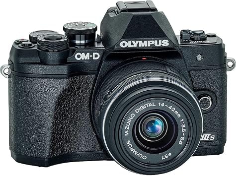 OM SYSTEM OM-D E-M10 Mark IIIs Black Digital Cameras New w/ 14-42mm Kit