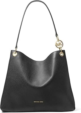 Michael Kors Christina Shoulder Bag Women's bags Large Pale Gold Pebbled Leather Used - Like New