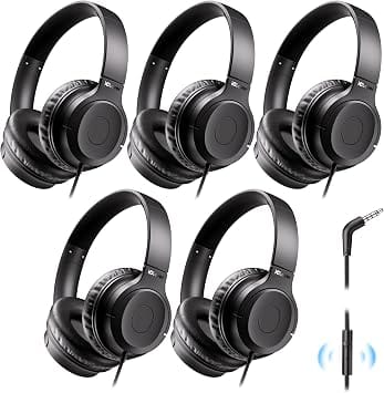 iClever IC-HS27 Headphones & Earbuds Black New
