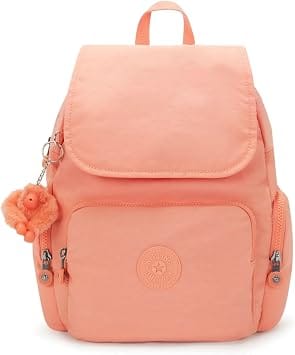 Kipling City Zip Backpack Women's bags Small Orange New