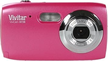 Vivitar 5118 Digital Cameras pink New Body Only