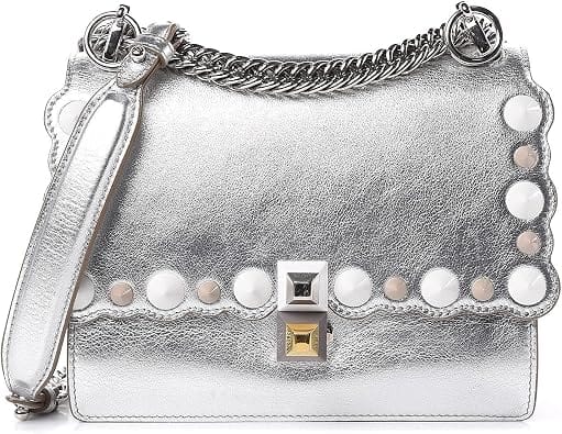 Fendi Kan I Shoulder Bag Women's bags Small Grey Unspecified New