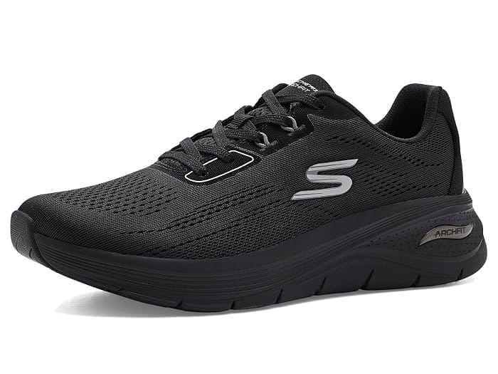 Skechers Arch Fit 3.0 Sneaker Black Full Size Run New