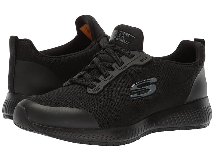 Skechers Work: Squad SR Sneaker Black Full Size Run New