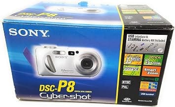 Sony DSCP8 Digital Cameras Silver New Body Only