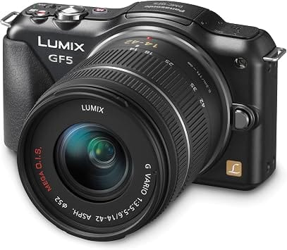 Panasonic LUMIX GF5KK Digital Cameras Black New w/ 14-42mm Kit