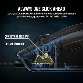 Corsair M75 Mice Wired Black New