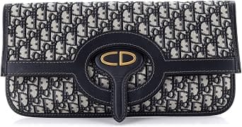 Dior Fold Clutch Women's bags Navy Blue New