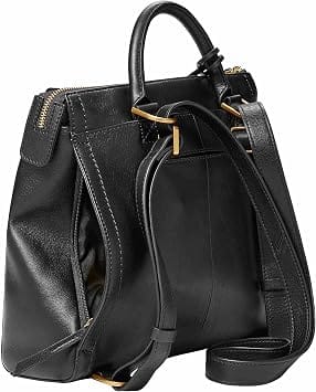 Fossil Parker Backpack Women's bags Mini Brown Faux Leather New