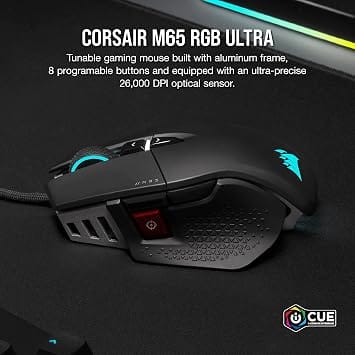Corsair M65 RGB Ultra Mice Wireless Black New