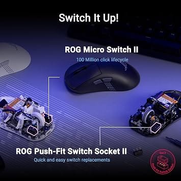Asus ROG Keris II Origin Mice Black New