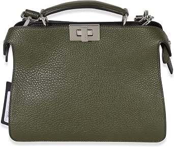 Fendi Peekaboo Top Handle Women's bags Mini Brown Leather New