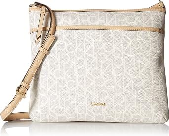 Calvin Klein Hudson Crossbody Women's bags One Size Cream Signature New
