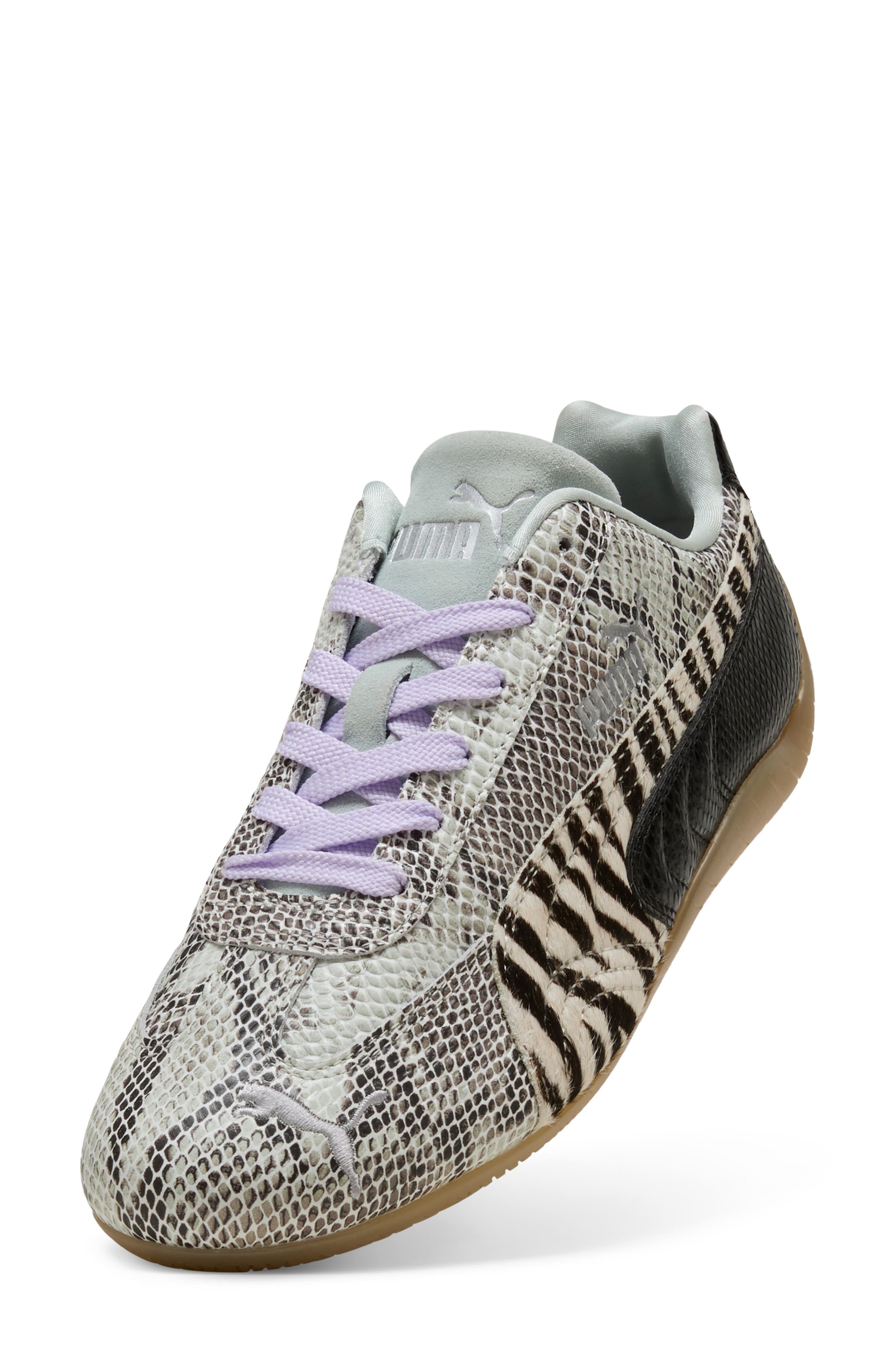 Puma Speedcat Mixed Feel Sneaker Black 6.5 New