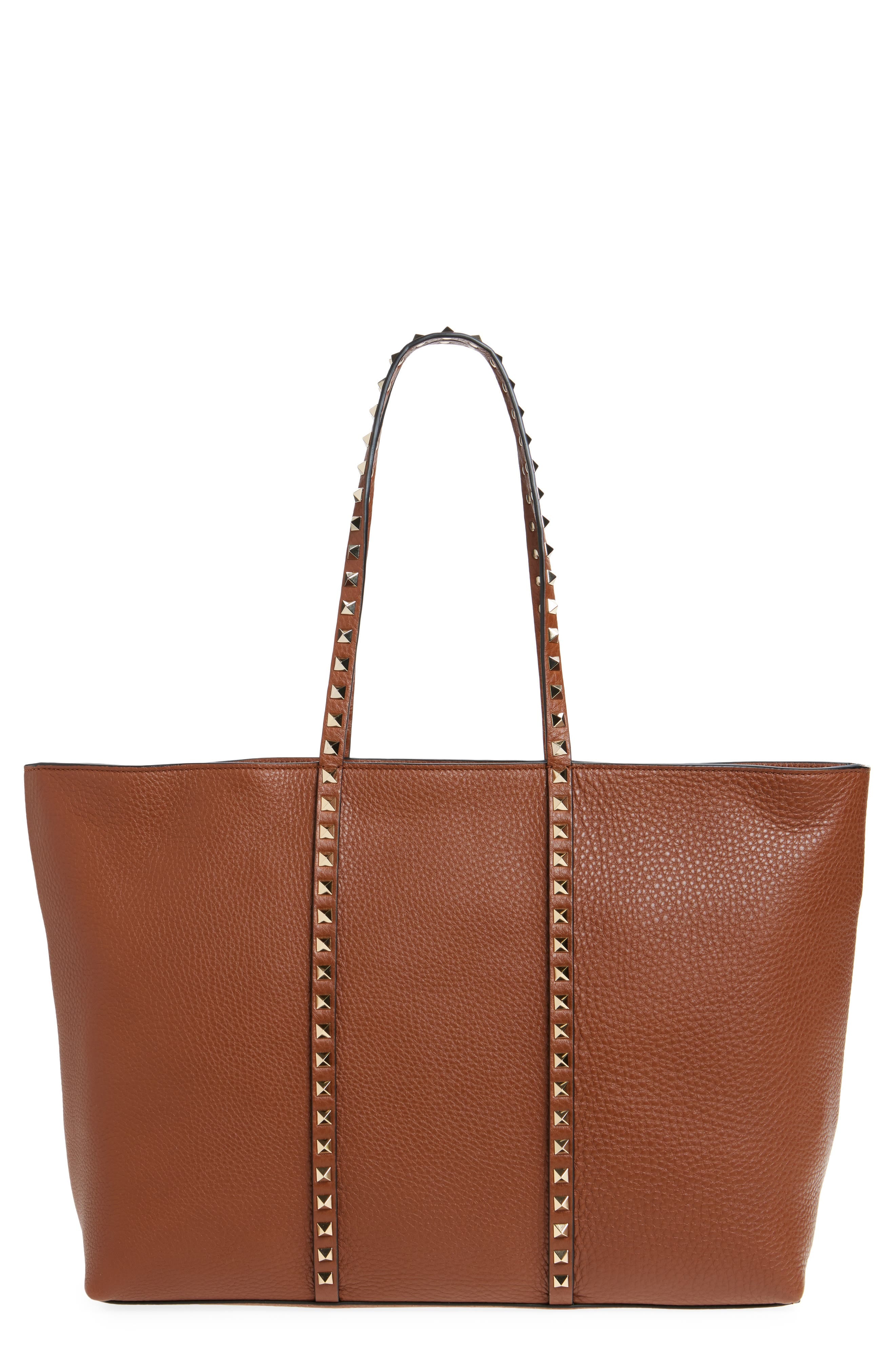 Valentino Garavani Rockstud Tote Women's bags Medium Red Patent New