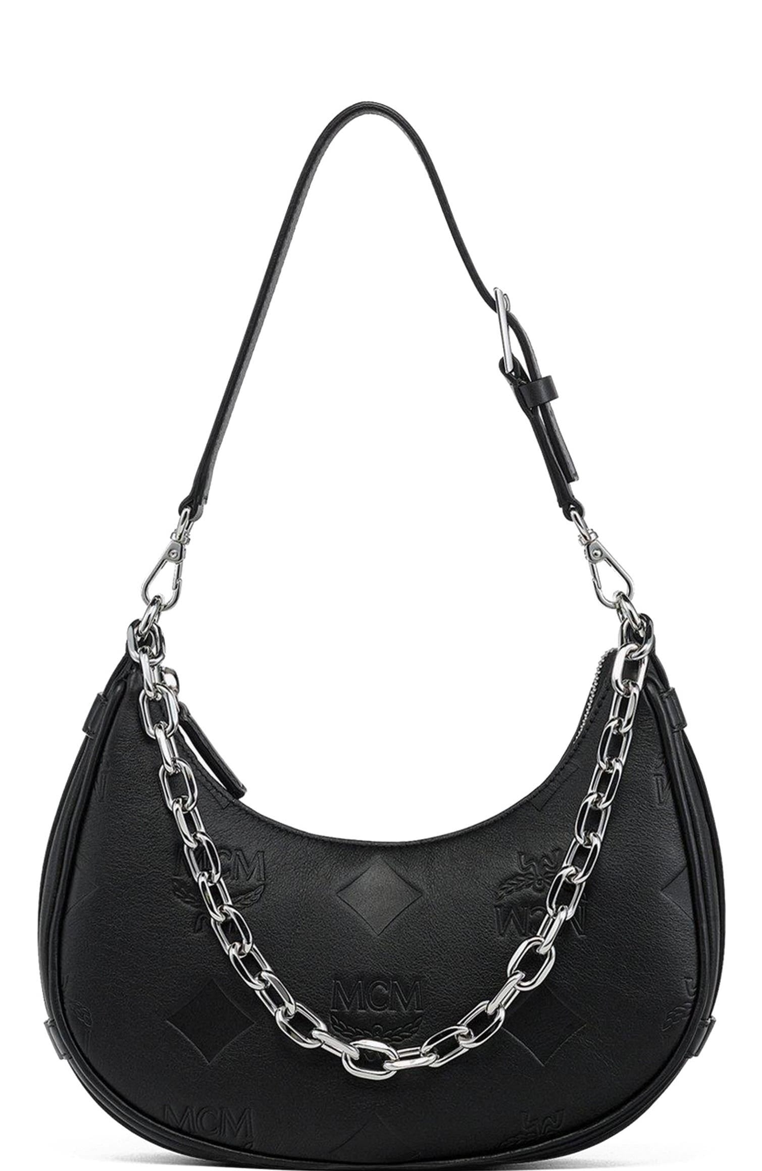 MCM Aren Women's bags Black Monogram Unspecified New