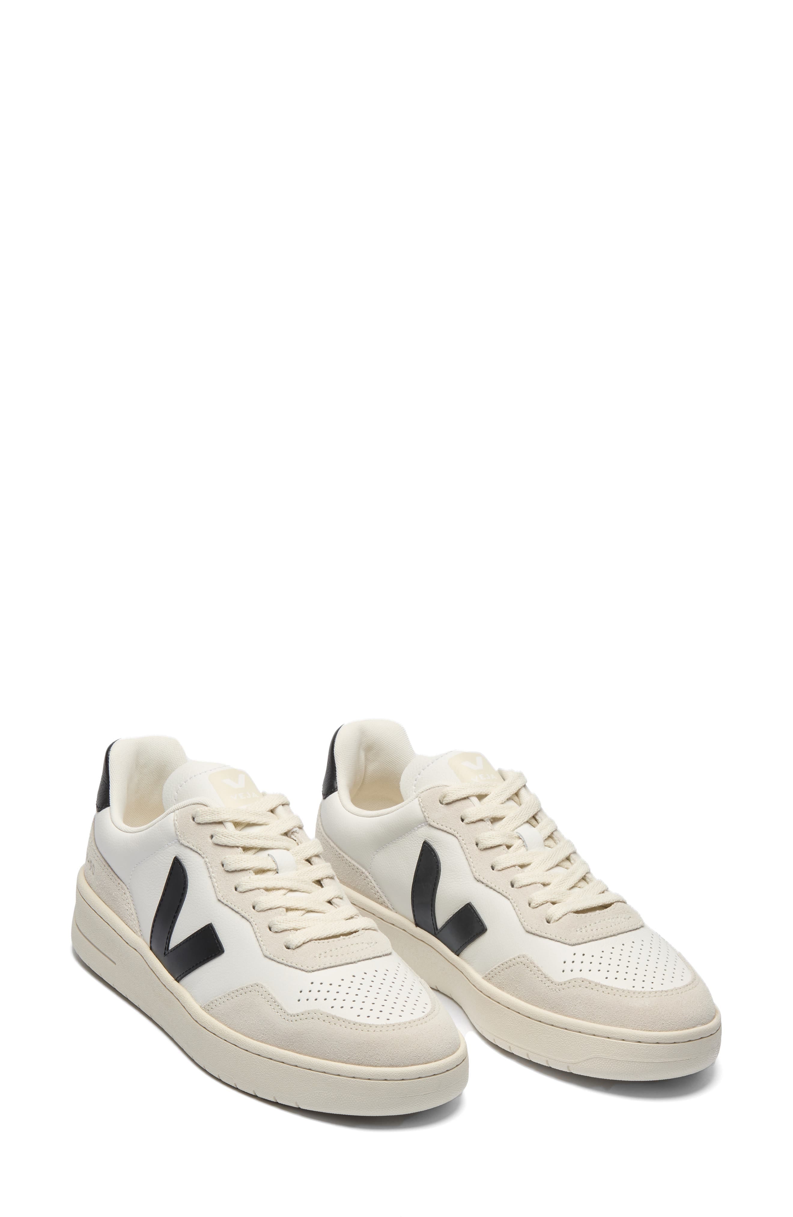 Veja V-90 Leather Sneaker Mix Full Size Run New