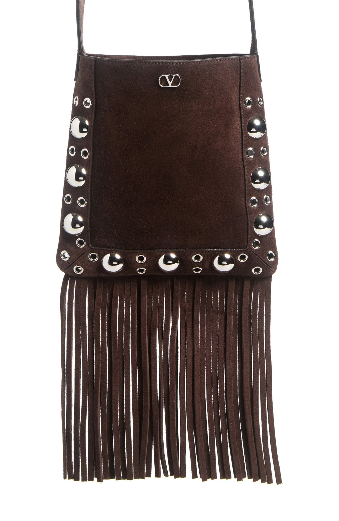 Valentino Garavani Nellcôte Crossbody Women's bags Unspecified Embroidered / Mirror-Mosaic Suede New