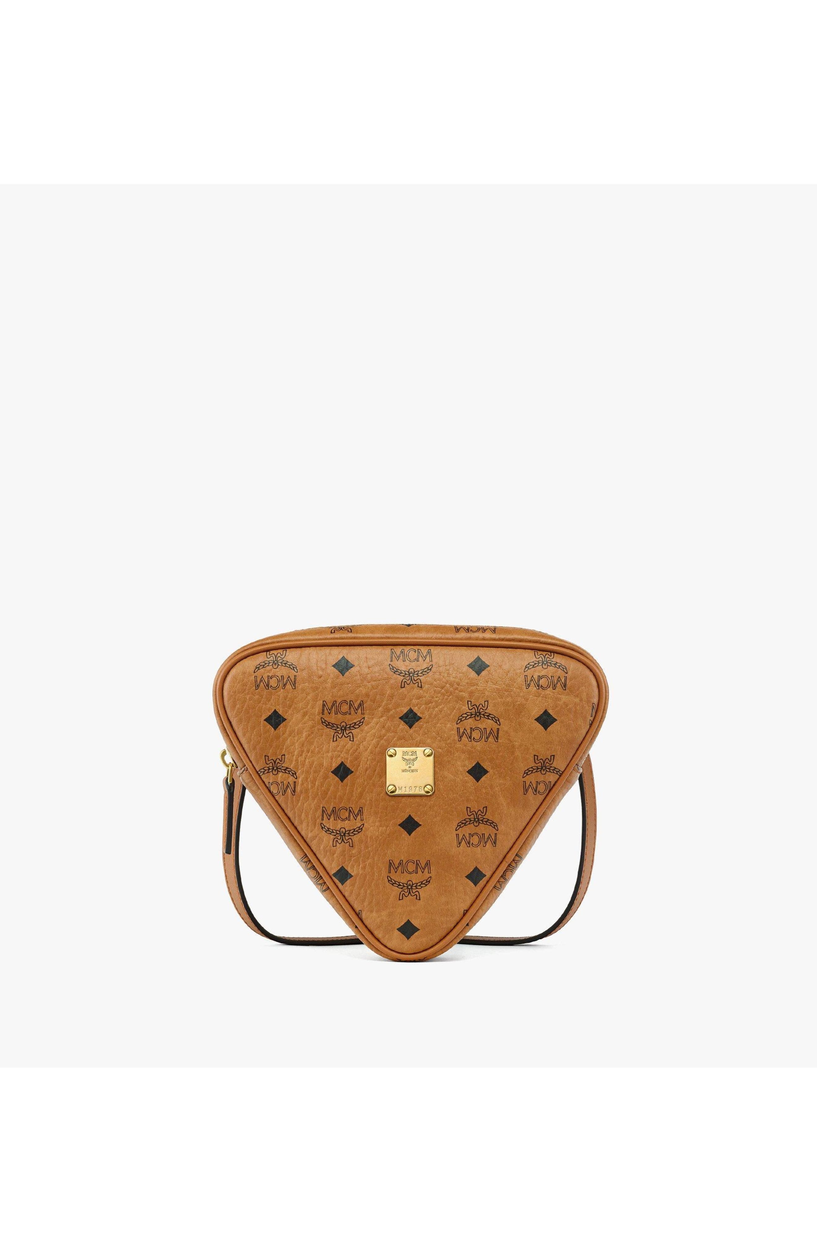 MCM Aren Pouch Women's bags One Size Black Monogram New