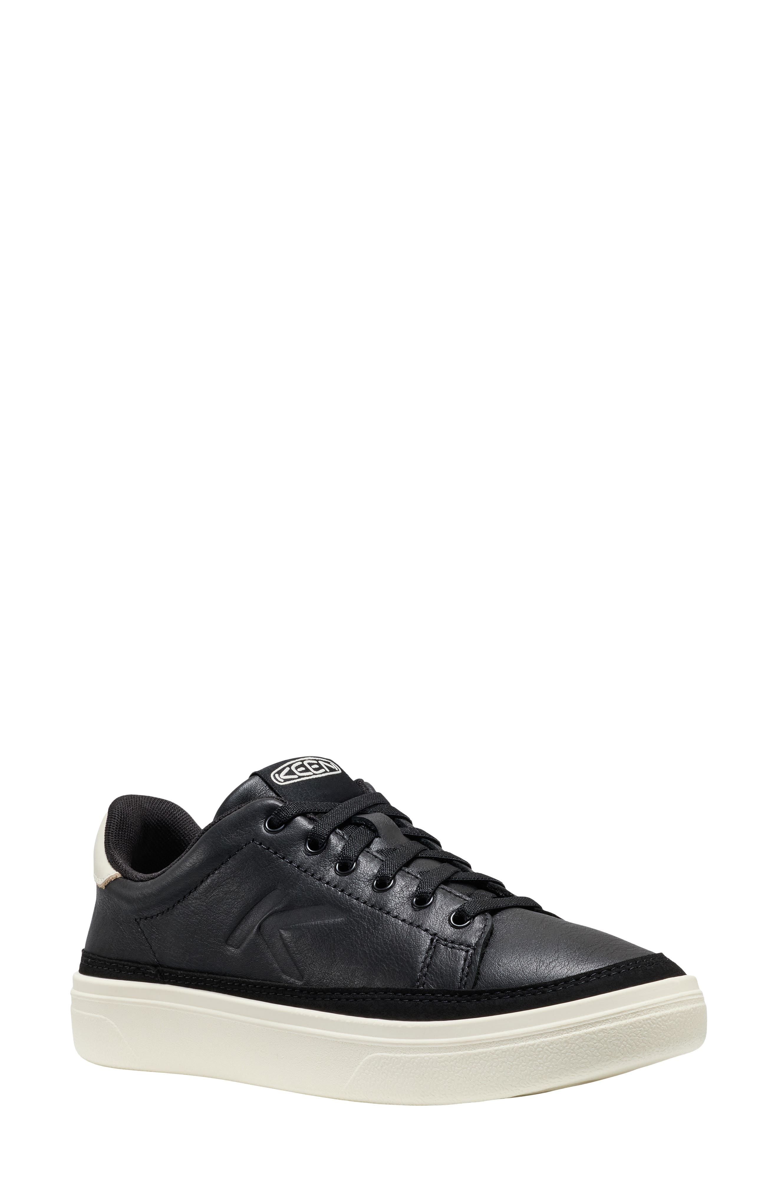 Keen KM1 Leather Sneaker Black Full Size Run New