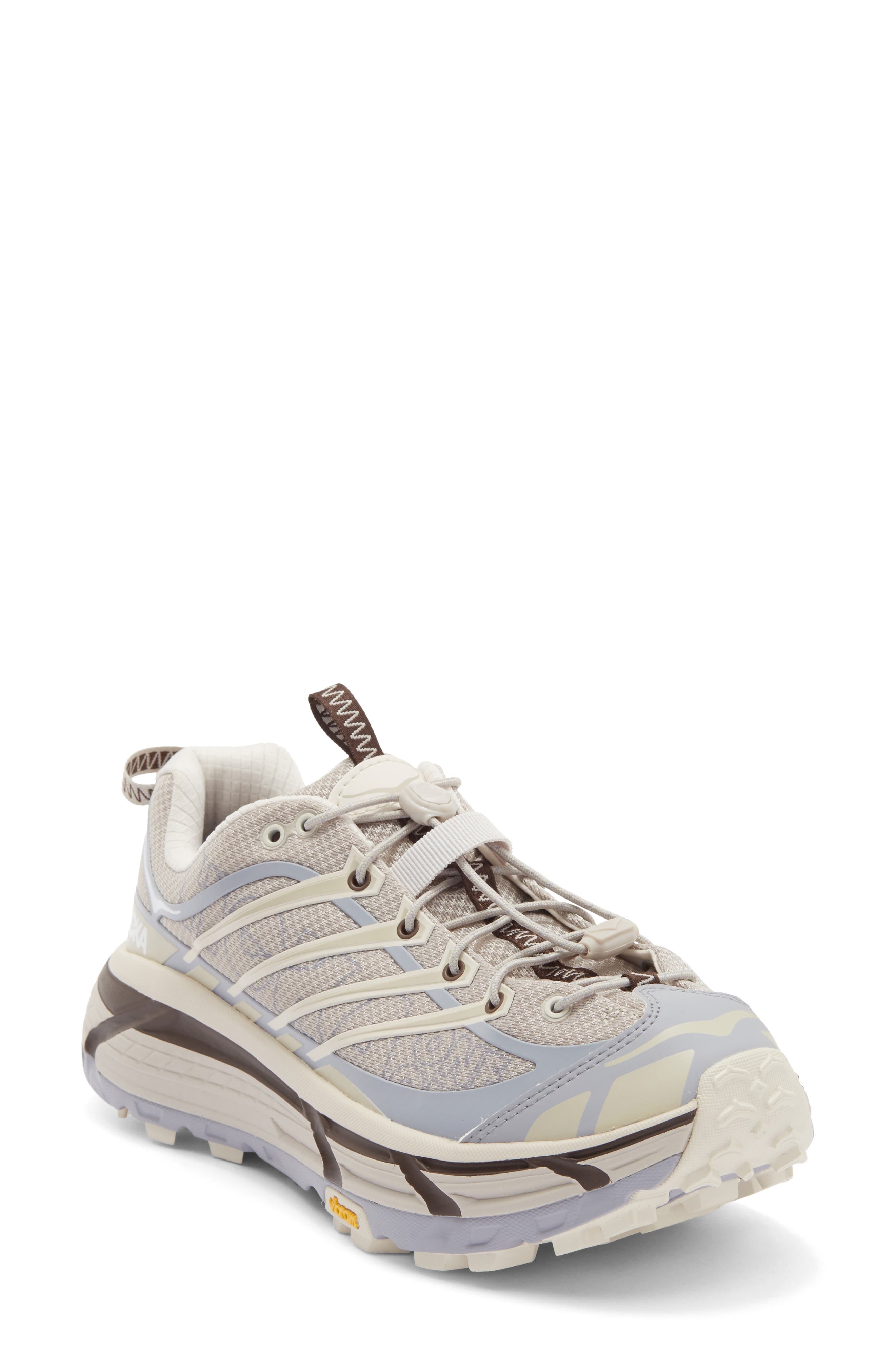 Hoka Mafate Three2 Wordmark Sneaker White 10.5 New