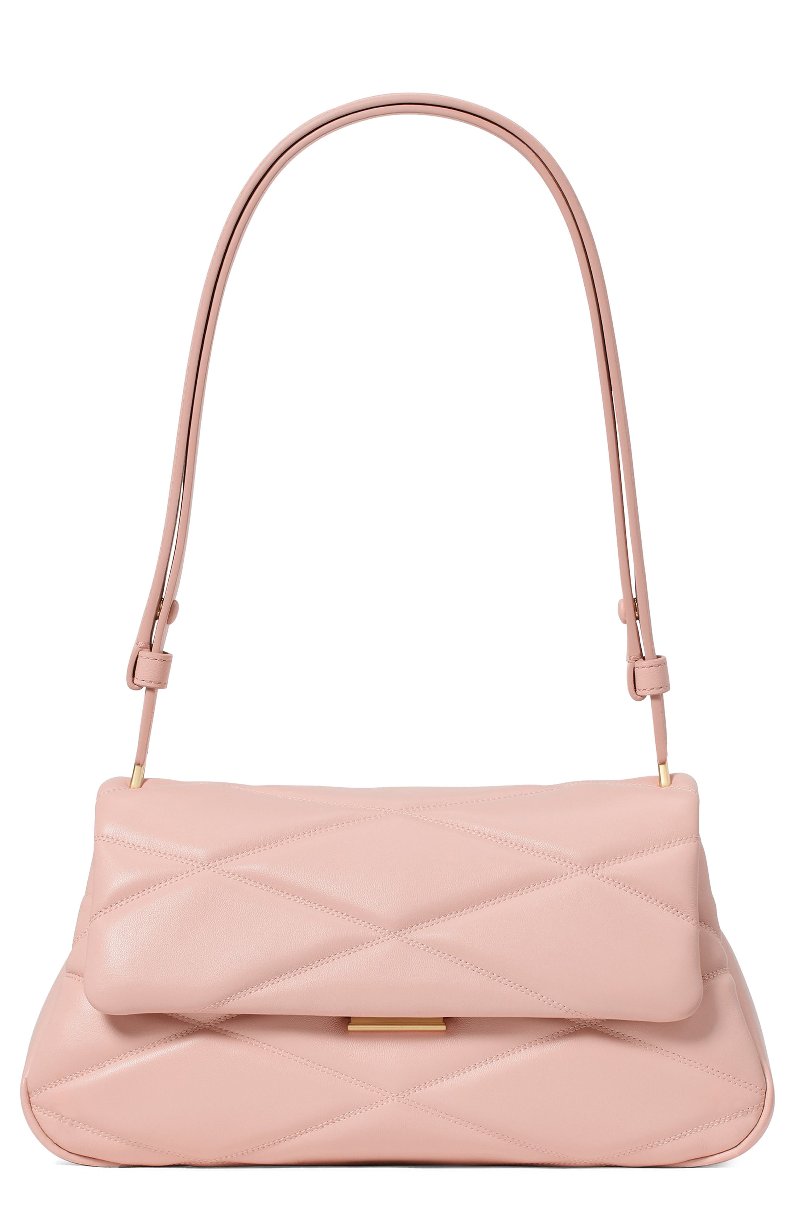 Kate Spade Grace Shoulder Bag Women's bags Pink Smooth Leather New