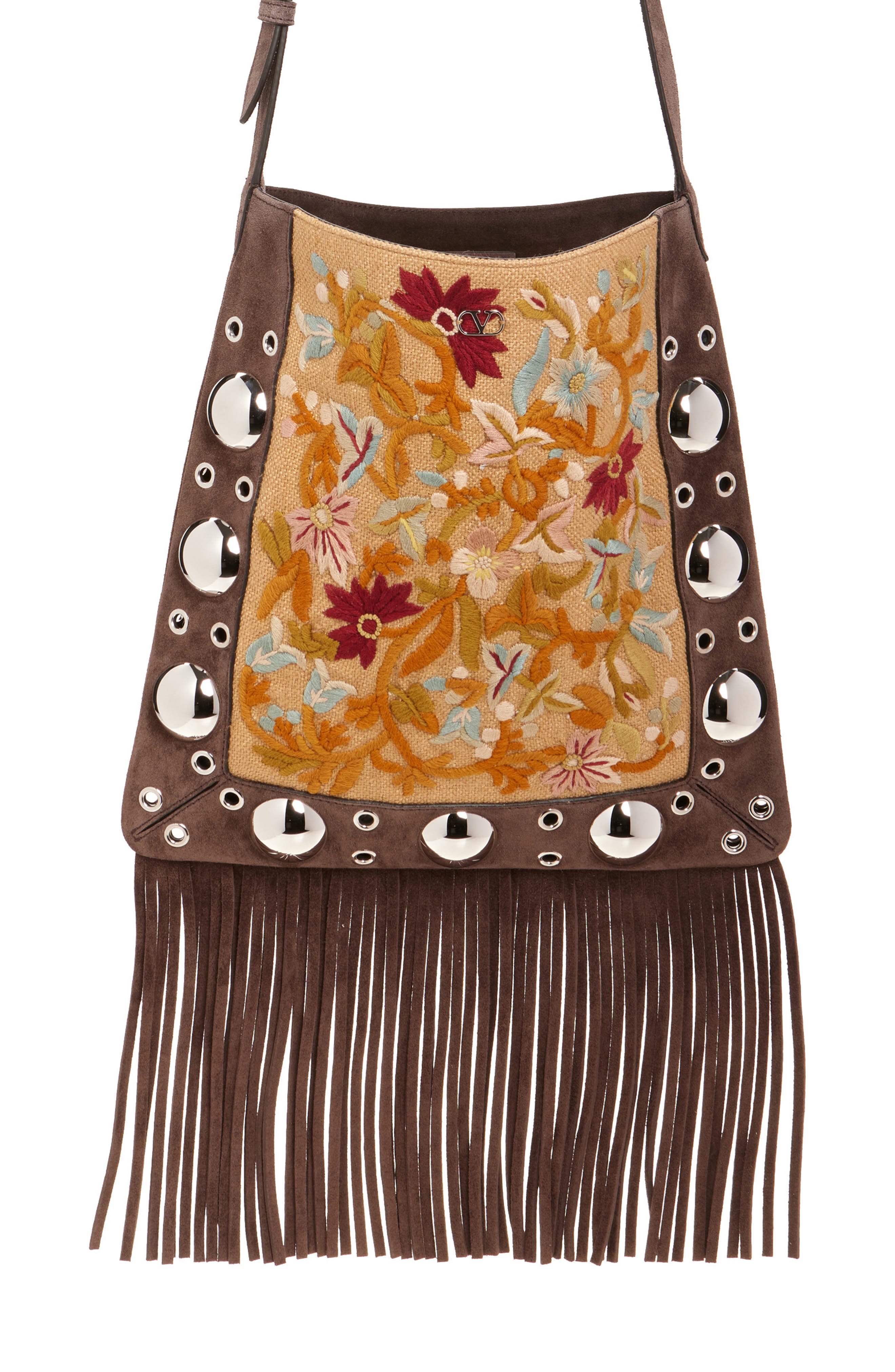 Valentino Garavani Nellcôte Women's bags Belt Bag Havana Beige Suede New