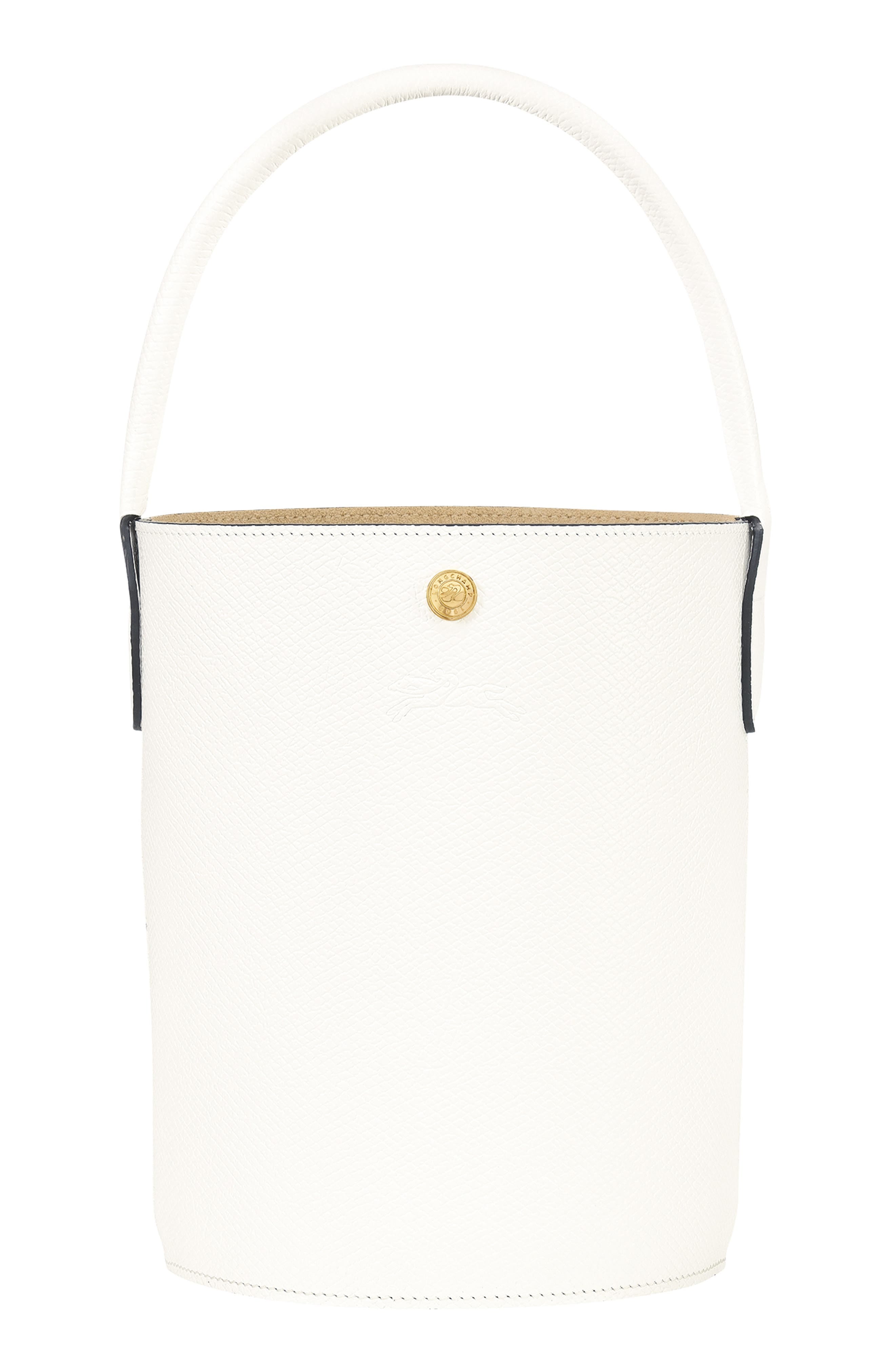 Longchamp Épure Bucket Bag Women's bags Small White Calfskin New